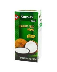 Молоко кокосовое 1л упак 4шт Aroy-d