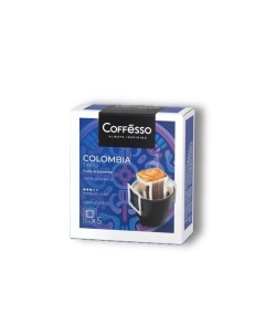 Кофе Colombia Tinto в дрип пакете 5x10 г Coffesso