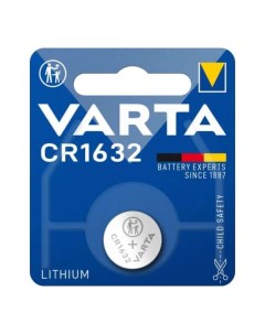 Батарейка Литиевая Lithium Тип Cr1632 3v Упаковка 1 Шт арт 6632101401 Varta