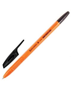 Ручка шариковая X 333 Orange 142410 черная 0 35 мм 50 штук Brauberg