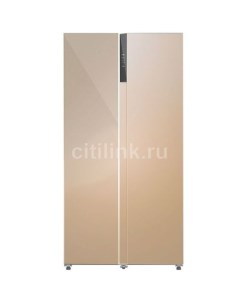 Холодильник двухкамерный LSB530GlGID Total No Frost Side by Side инверторный золотистый Lex