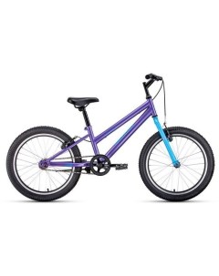 Велосипед MTB HT 20 Low 2020 2021 горный детский рама 10 5 колеса 20 фиолетовый голубой 11 35кг Altair