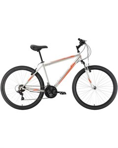 Велосипед Onix 26 2021 горный взрослый рама 20 колеса 26 серебристый оранжевый 15 9кг Black one