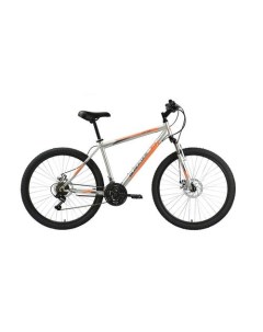Велосипед Onix 26 D 2021 горный взрослый рама 18 колеса 26 серый оранжевый 15 31кг Black one