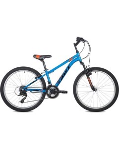 Велосипед Aztec 2021 горный подростковый рама 12 колеса 24 синий 17 8кг Foxx