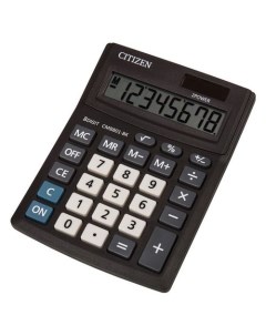 Калькулятор CMB801BK 8 разрядный черный Citizen