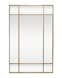 Зеркало прямоугольное в золотой раме Garda decor
