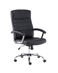 Кресло BN_Dt_EChair 586 TPU экокожа черный хром Easy chair