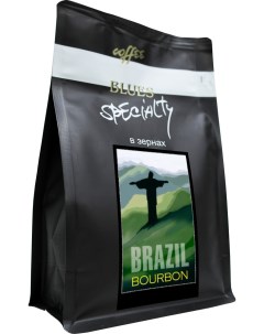 Кофе в зернах Бразилия Бурбон 200 г Blues