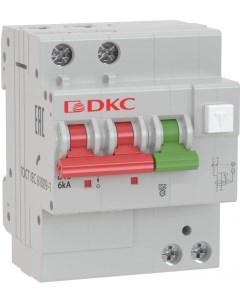Автоматический выключатель дифф тока АВДТ MDV63 24C40 A 6kA тип характеристики C 1P N 40A тип A 4 мо Dkc