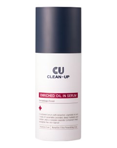 Омолаживающая сыворотка для лица с церамидами и пептидами Clean Up Enriched Oil In Serum 30мл Cuskin