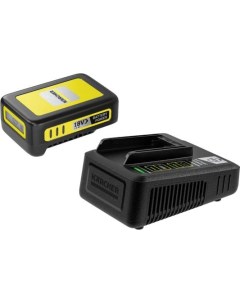 Starter Kit Battery Power 18 25 Комплект аккумулятор быстрое зарядное устройство 2 445 062 0 Karcher