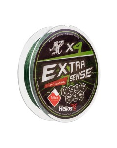 Шнур Extrasense X4 PE 0 22mm 150 м 10 кг green 1 шт Helios