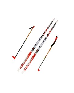 Лыжный комплект NNN СТЕП Step in 180 см LS Sport black red Stc