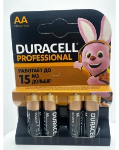 Батарейка Professional LR6 MN1500 4 шт Duracell