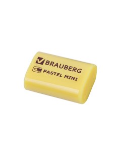 Ластик Pastel Mini 27х18х10мм набор пастельных цветов экологичный ПВХ 48шт Brauberg