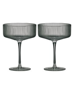 Набор бокалов для коктейля Modern Classic 250мл 2шт серый Pozzi milano 1876