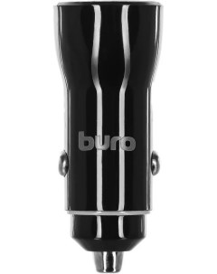 Зарядное устройство автомобильное BUCN1 3A PD QC универсальное черный Buro