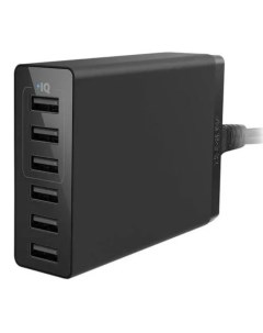 Зарядное устройство сетевое PowerPort A2123L12 6 USB Type А 60W чёрное Anker