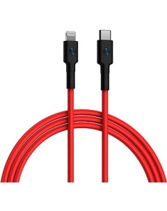 Кабель интерфейсный AL875 Red USB Type C Lightning красный 1 5м Зми