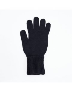 Чёрные перчатки из мериноса Noryalli