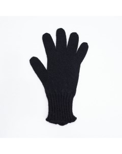Чёрные однотонные перчатки Noryalli