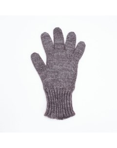Коричневые меланжевые перчатки Noryalli
