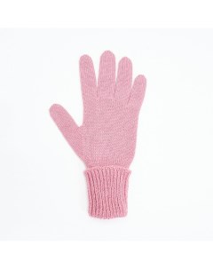 Розовые шерстяные перчатки Noryalli