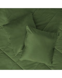 Подушка декоративная Vellut зеленая Cozyhome