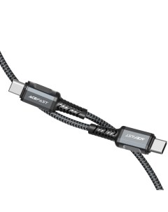 Кабель USB Type C USB Type C экранированный быстрая зарядка 3A 1 2м черный C1 03 AF C1 03 BK Acefast