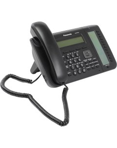 VoIP телефон KX NT553 белый монохромный дисплей PoE черный Panasonic