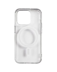 Чехол накладка MagSafe для смартфона Apple iPhone 14 Pro Max пластик прозрачный УТ000032411 Red line