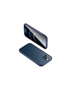 Чехол накладка Fellwell Series US BH633 для смартфона Apple iPhone 12 mini алюминий TPU синий Usams