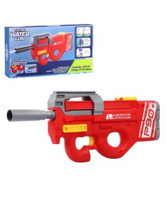 Водный пистолет игрушечный электропистолет на аккумуляторе красный JB0211236 Маленький воин