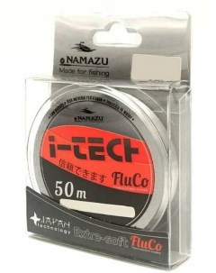 Леска Naмazu I Tech Fluco диаметр 0 203 мм тест 3 2 кг 50 м прозрачная Namazu