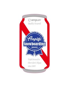 Наклейка на сноуборд Can Stomp triple brew 2018 2019 Amplifi