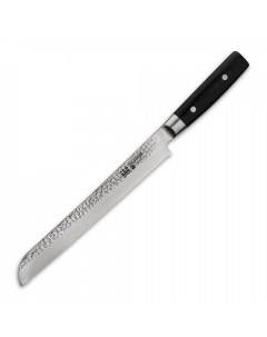 Нож кухонный для хлеба 23 см Zen дамасская сталь Yaxell