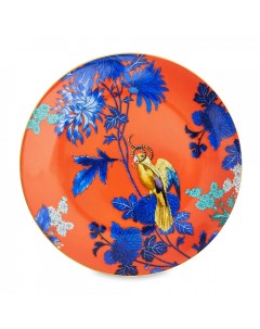 Тарелка закусочная Золотой попугай Wonderlust 20 см костяной фарфор Wedgwood