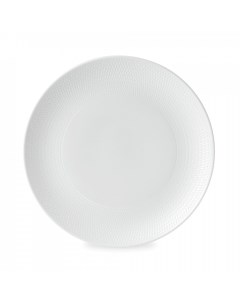 Тарелка закусочная Gio 24 см костяной фарфор белый Wedgwood
