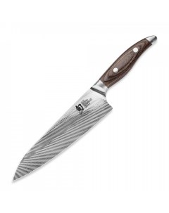 Нож поварской Шеф Shun Nagare 20 0 см 72 слоя Kai