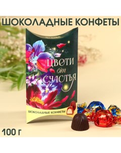 Шоколадные конфеты Мечтай с начинкой 100 г Фабрика счастья