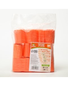 БИО Пакеты для уборки за собаками оранжевый 20х30 см 8мкм 12х20 шт Пижон