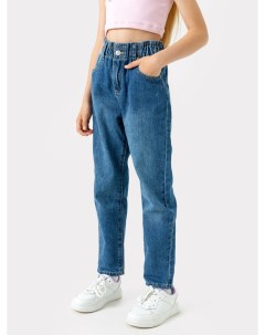 Прямые свободные джинсы синего цвета для девочек Mark formelle