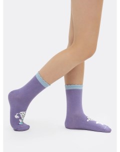 Детские носки в фиолетовом цвете с рисунком Mark formelle