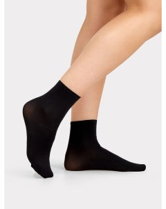 Высокие женские полиамидные носки черного цвета Mark formelle