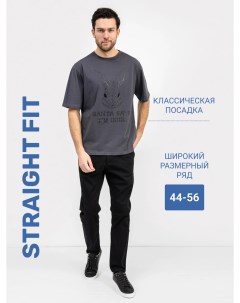 Мужские джинсы straight fit в черном цвете Mark formelle