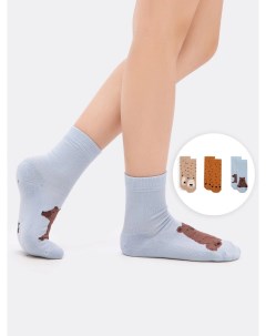 Высокие детские носки мультипак 3 пары Mark formelle