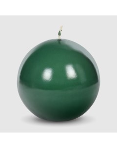 Свеча glossy sphere зелёная 8 см Mercury deco