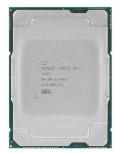 Процессор Xeon Gold 5315Y CD8068904665802 Ice Lake 8C 16T 3 2 3 6GHz LGA4189 4 L3 12MB 10nm TDP 140W Intel