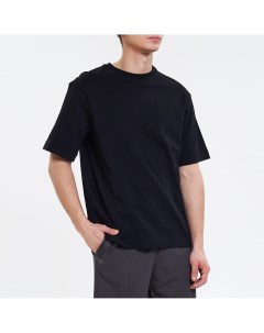 Чёрная однотонная футболка Blackbase
